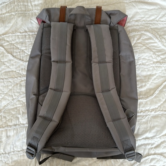 Used Herschel Little America Backpack Grey Gray - Picture 4 of 6